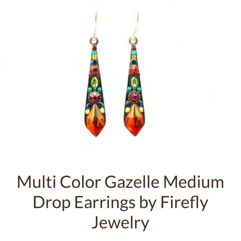 Multi-Color Drop Earrings